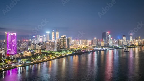 Wallpaper Mural city skyline at night Torontodigital.ca