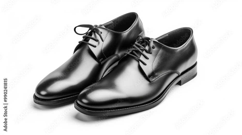 Elegant Black Leather Dress Shoes for Men - Classic Footwear Style Elegant Black Leather Dress Shoes for Men - Classic Footwear Style