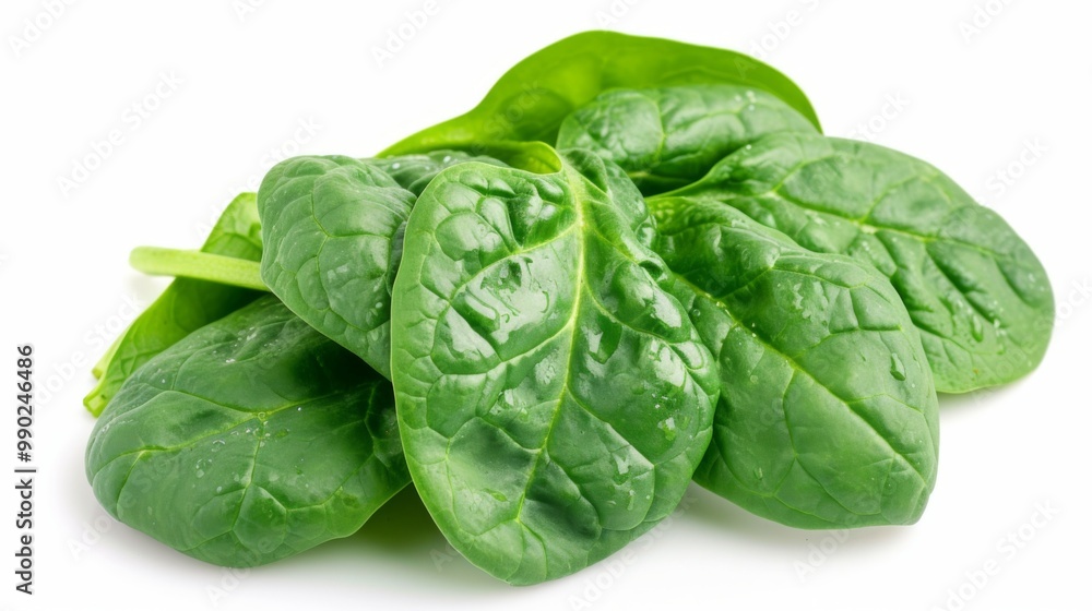 Fresh Spinach Leaves: Green and Healthy Fresh Spinach Leaves: Green and Healthy