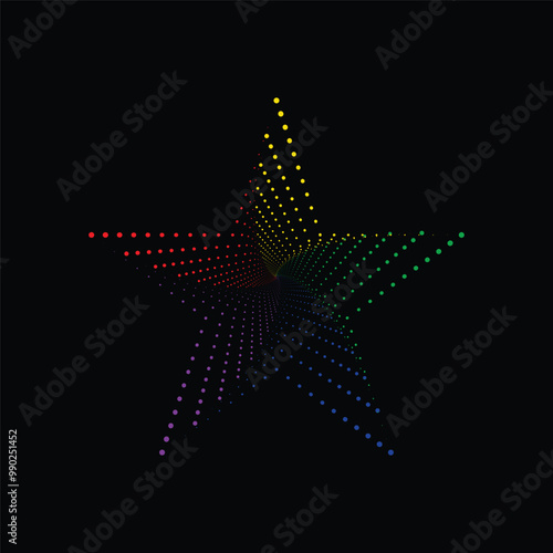 Vector hand drawn doodle mandala. Ethnic mandala with colorful tribal ornament. Isolated. Bright colors.