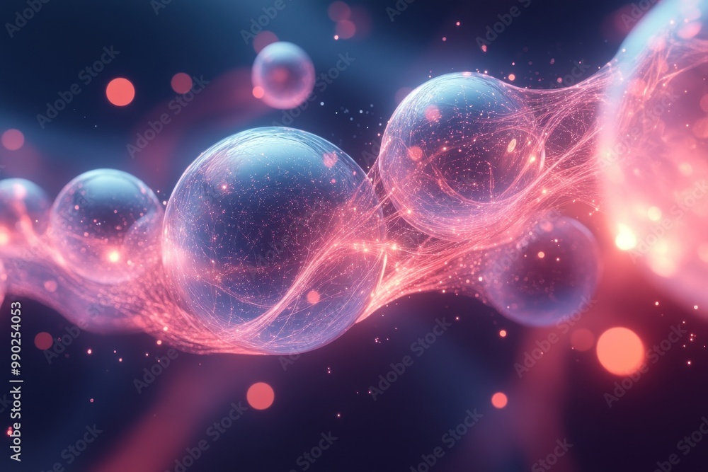 Abstract Glowing Spheres Abstract Glowing Spheres