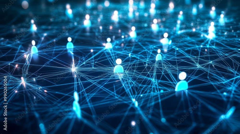 3D Global Group and Abstract Connection. Digital Illustration of Internet and Social Network Communication 3D Global Group and Abstract Connection. Digital Illustration of Internet and Social Network Communication