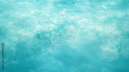 A serene gradient background with a blend of cool blues and soft greens, ideal for a calming and professional look photo