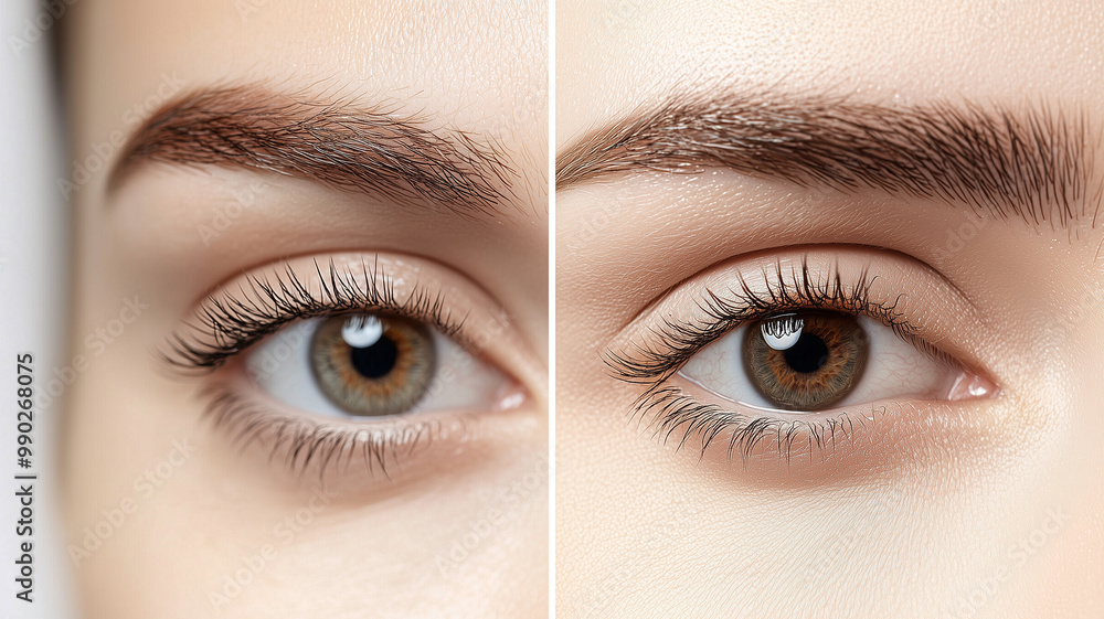 Obraz premium Womans Eye comparision
