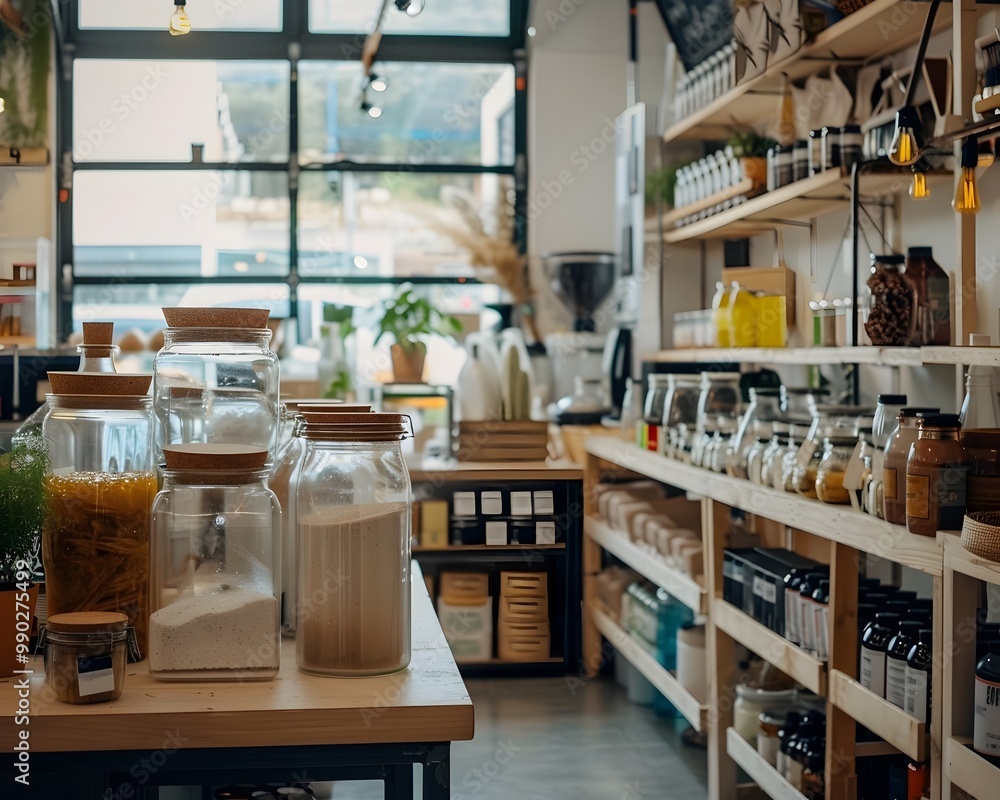 Eco Friendly Zero Waste Store Offering Bulk Goods and Sustainable Household Items Eco Friendly Zero Waste Store Offering Bulk Goods and Sustainable Household Items