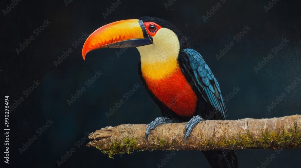 Fototapeta premium Red-breasted Toucan