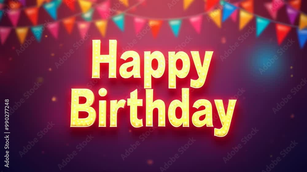 Happy Birthday Video Banner Happy Birthday Video Banner