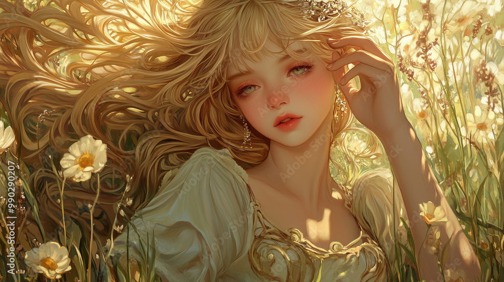 September is an adorable girl with warm heart, as gentle like breeze, fresh like morning dew, much light shedding bg
September is an adorable girl with warm heart, as gentle like breeze, fresh like morning dew, much light shedding bg