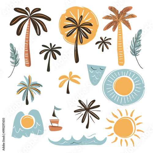 Summer beach t shirt vector, Summer slogan with beach illustration, Summer, Aloha surf typography for t-shirt print , beach vector print
