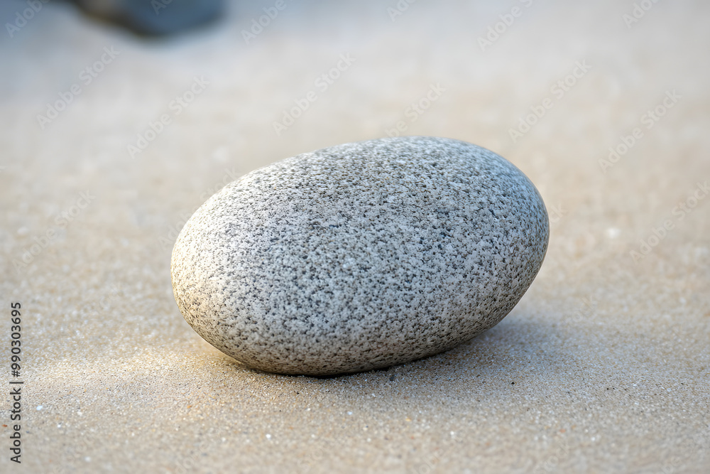 ones balanced on soft sand create a tranquil and harmonious beach scene, evoking relaxation and meditation in a natural setting ones balanced on soft sand create a tranquil and harmonious beach scene, evoking relaxation and meditation in a natural setting