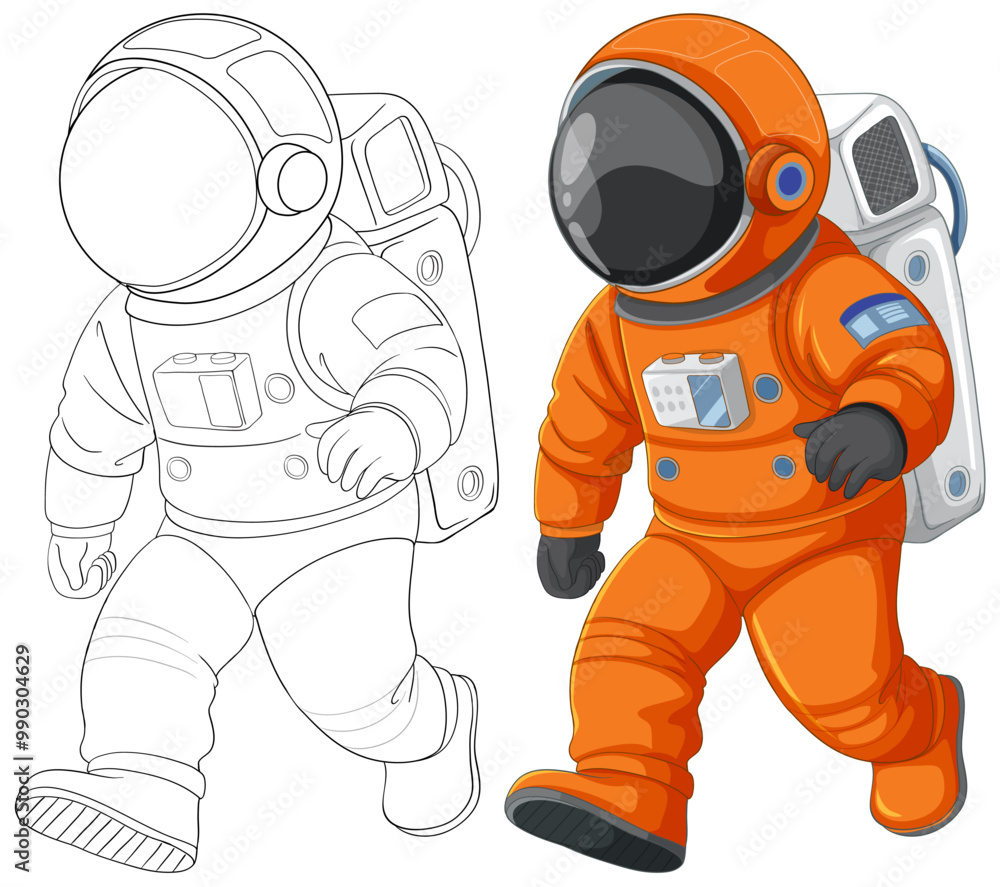 Astronaut Kid in Space Suit Astronaut Kid in Space Suit