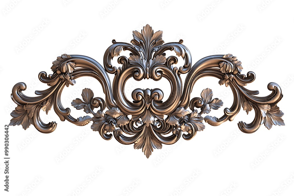 Baroque luxury golden frame. Elegant mirror decor. Baroque luxury golden frame. Elegant mirror decor.