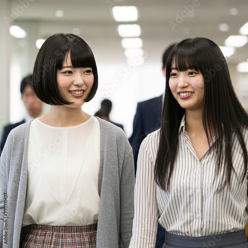 オフィスにいる社員