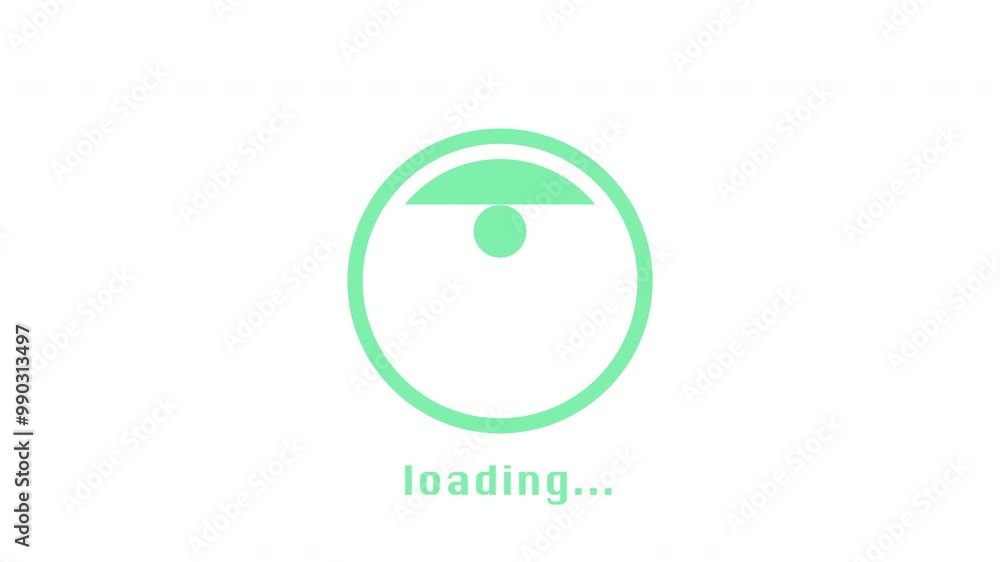 4k video loading icon, animated green circle, black background 4k video loading icon, animated green circle, black background