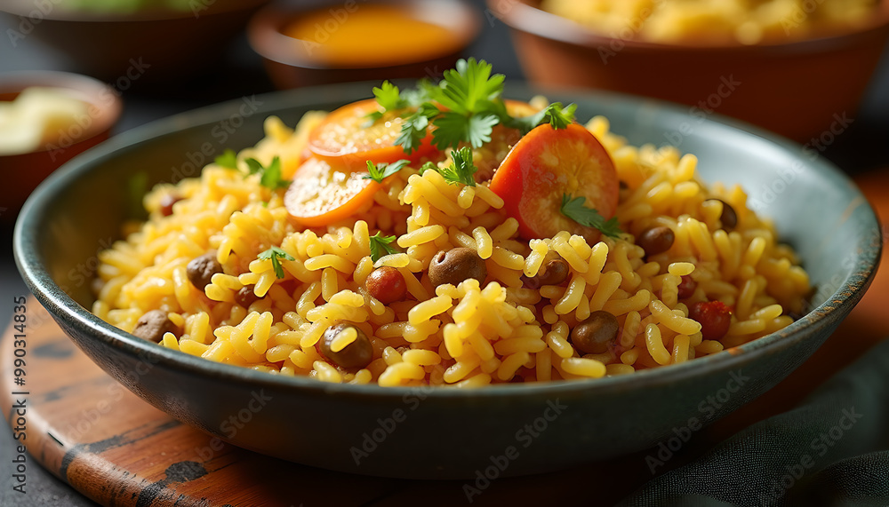 Flavorful Khichdi Garnished with Ghee Flavorful Khichdi Garnished with Ghee