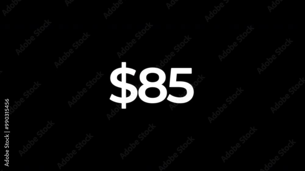 Increase Money Animation, Earning 5K Dollar with Black Background Increase Money Animation, Earning 5K Dollar with Black Background