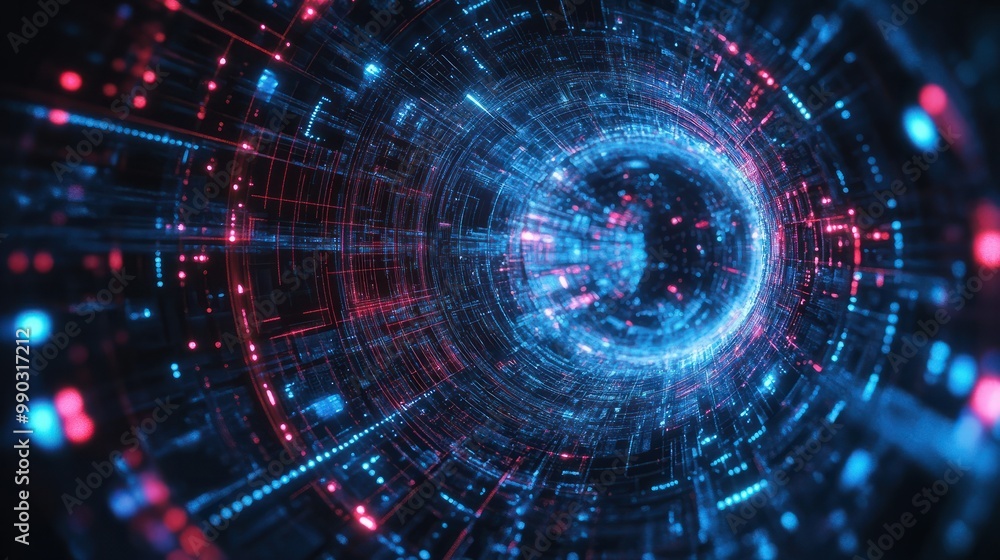 Ultra futurist tech abstract background. Generative AI Ultra futurist tech abstract background. Generative AI