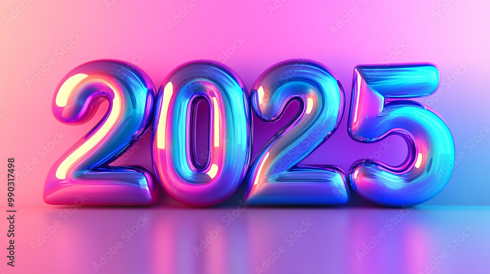 modern 3D rendering of the number modern 3D rendering of the number