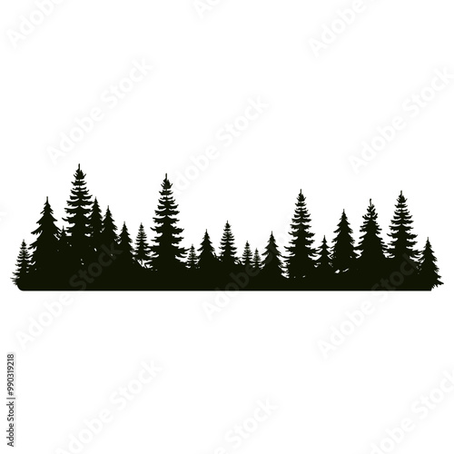 Pine Tree Silhouette