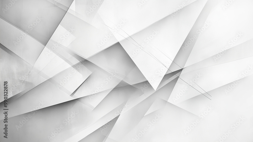 Modern abstract white background design with layers of textured white transparent material in triangle diamond and squares shapes in random geometric pattern. abstract. Illustrations
Modern abstract white background design with layers of textured white transparent material in triangle diamond and squares shapes in random geometric pattern. abstract. Illustrations