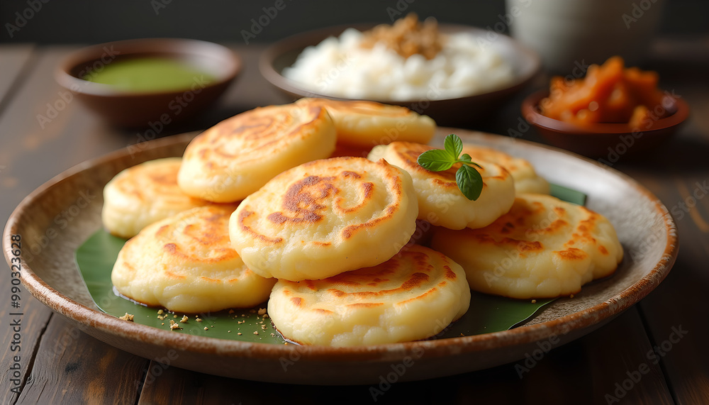 Fluffy Appams with Coconut Milk Fluffy Appams with Coconut Milk