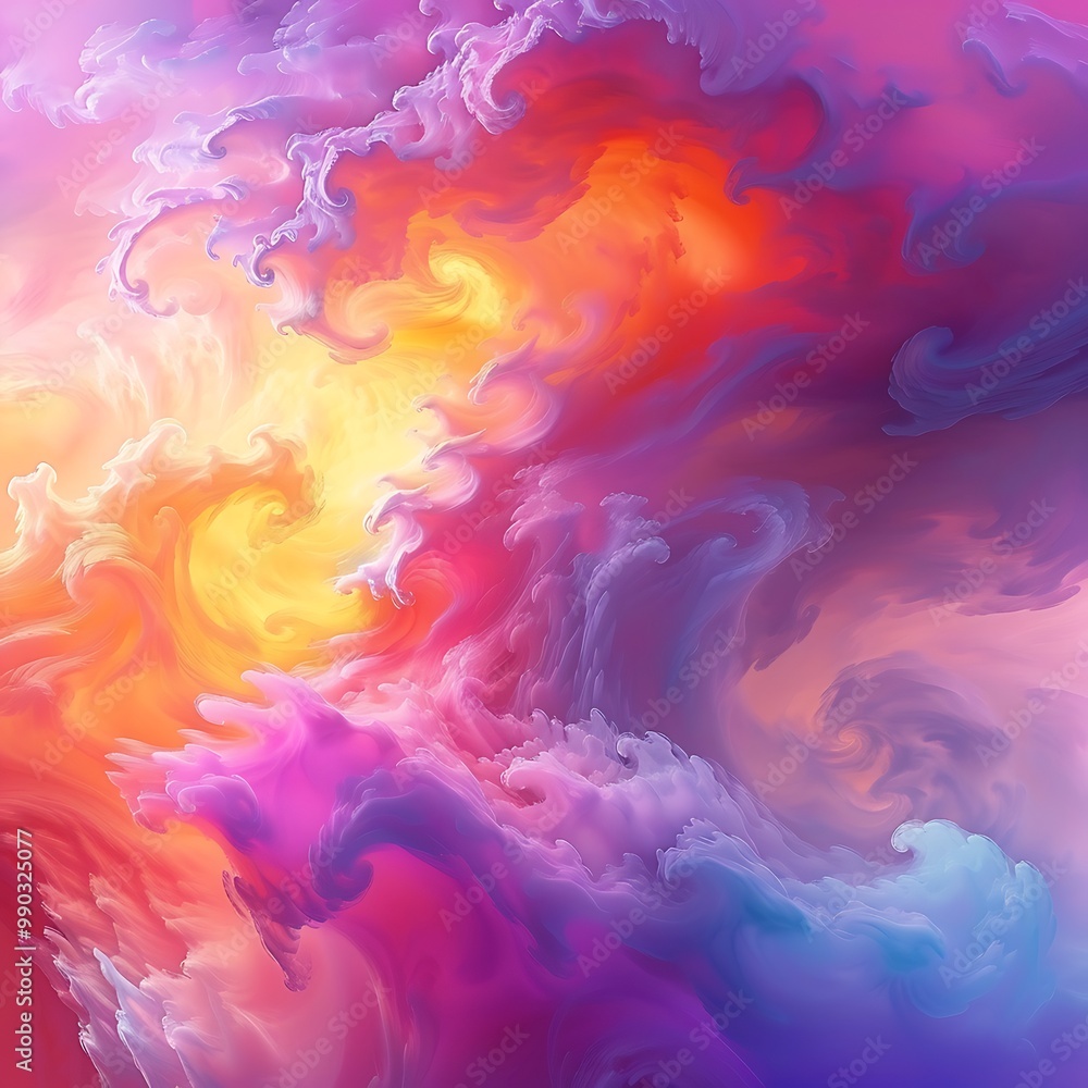 A colorful abstract background with vivid, swirling clouds of vibrant pink, orange, and purple, creating a dreamlike and energetic atmosphere. 8k UHD, suitable for high-quality printing or digital A colorful abstract background with vivid, swirling clouds of vibrant pink, orange, and purple, creating a dreamlike and energetic atmosphere. 8k UHD, suitable for high-quality printing or digital