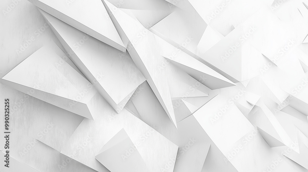 Modern abstract white background design with layers of textured white transparent material in triangle diamond and squares shapes in random geometric pattern. abstract. Illustrations
Modern abstract white background design with layers of textured white transparent material in triangle diamond and squares shapes in random geometric pattern. abstract. Illustrations