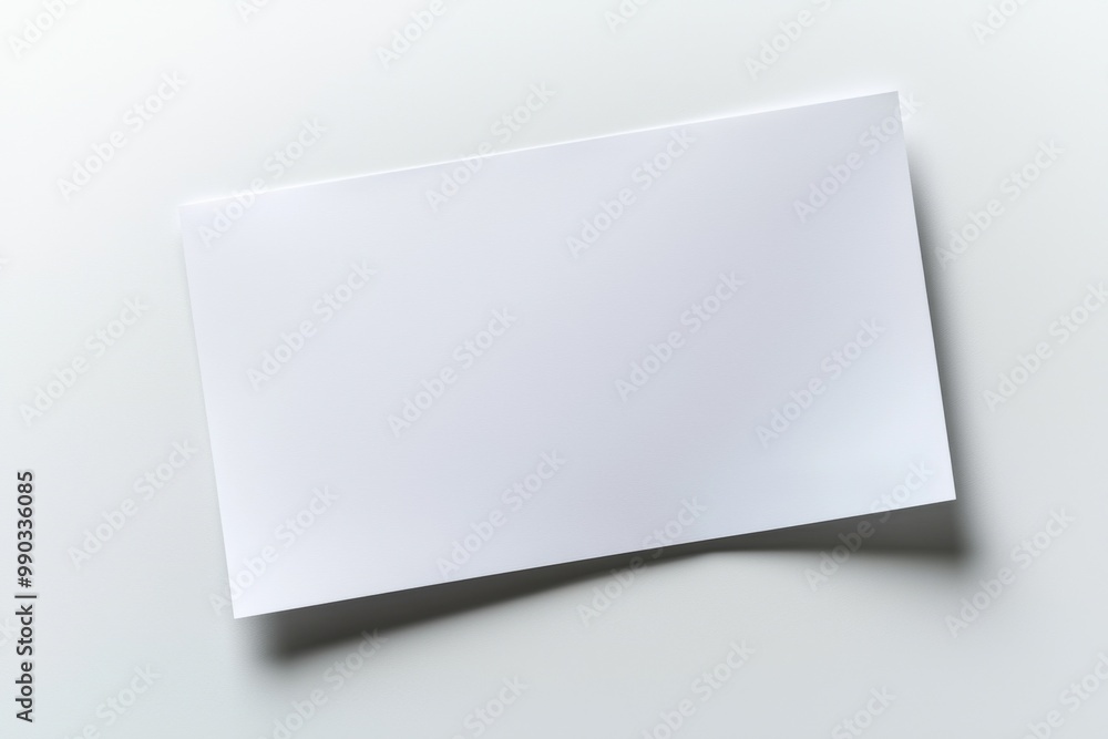 Paper A4 Mockup on White Background created with Generative AI Paper A4 Mockup on White Background created with Generative AI