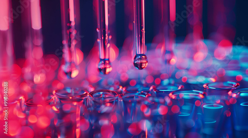 abstract background with colorful bubbles