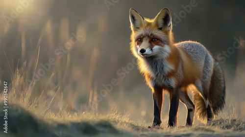 Red Fox in the Golden Hour