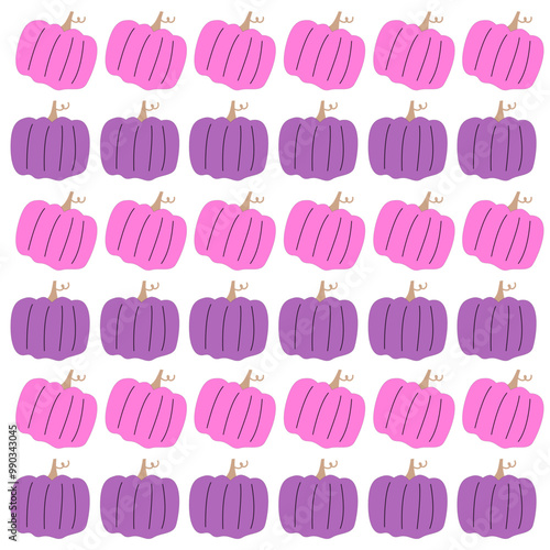 PUMPKIN HEADS DESIGN PATTERN TEXTURE WALLART