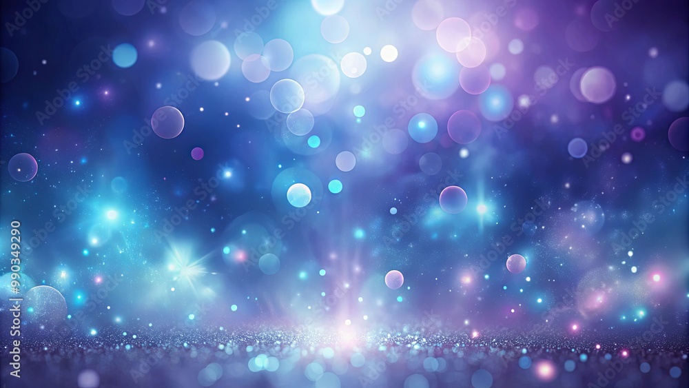 Obraz premium Abstract Bokeh Background with a Glittering Surface and a Magical Atmosphere of Sparkling Lights