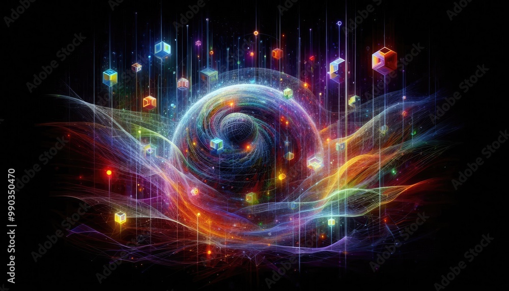 Obraz premium How Mind Works - Abstract 