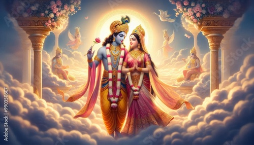 Radha, Krishna, God, Krishna,  art, temple, Asia, religion, god, ancient, face, culture, Hindu, India