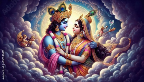 Radha, Krishna, God, Krishna,  art, temple, Asia, religion, god, ancient, face, culture, Hindu, India