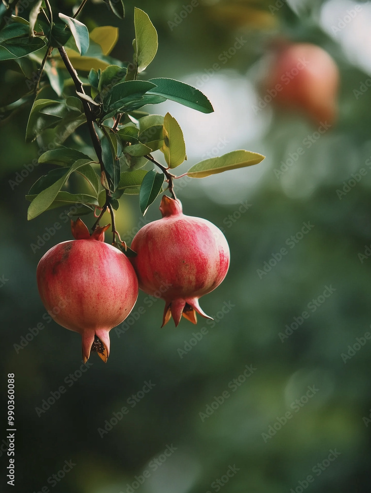 Close up of pomegranate fruits Close up of pomegranate fruits