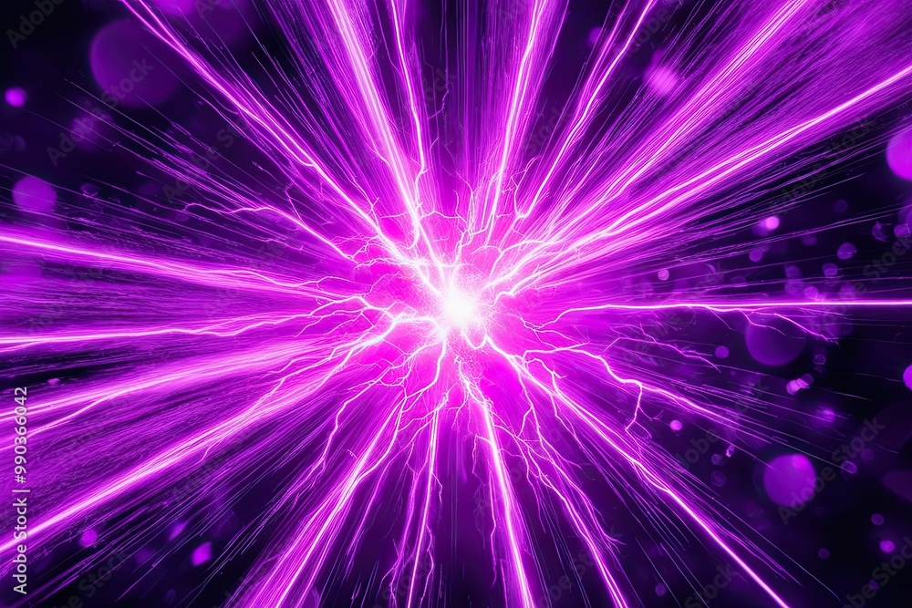 Energetic Electric Purple Light Burst with Sparkling Bokeh and Bold Texture for Vivid Abstract Effects Energetic Electric Purple Light Burst with Sparkling Bokeh and Bold Texture for Vivid Abstract Effects