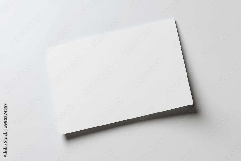 Paper A4 Mockup on White Background created with Generative AI Paper A4 Mockup on White Background created with Generative AI