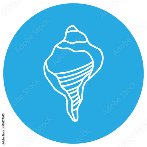 Sea shell logo concept