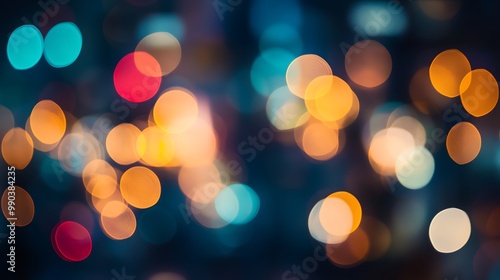 Wallpaper Mural Abstract Lights Bokeh Torontodigital.ca