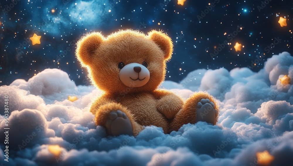 Teddy Bear in a Night Sky Teddy Bear in a Night Sky