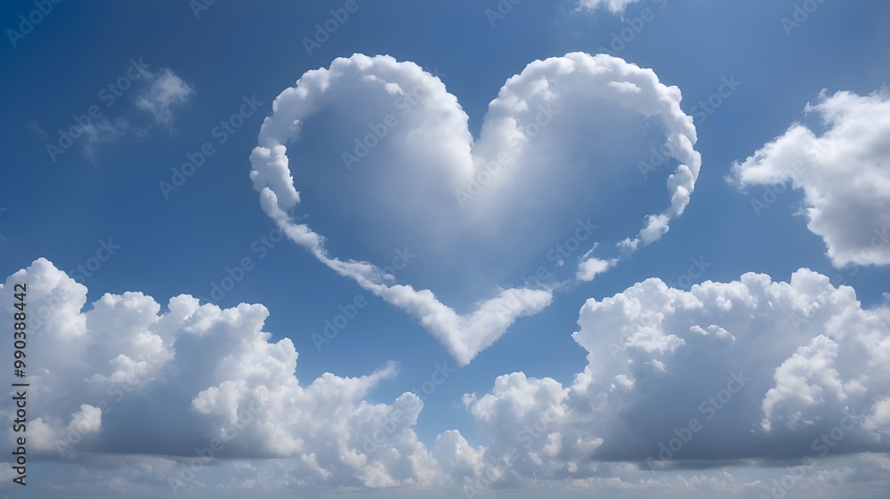heart made with clouds heart made with clouds