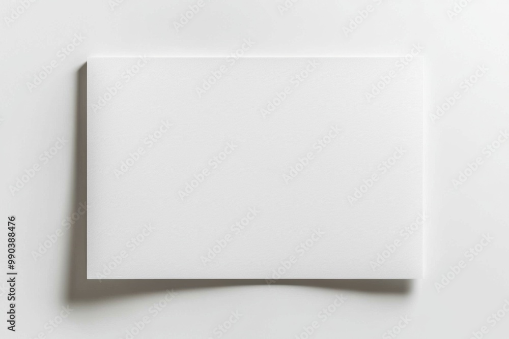 Paper A4 Mockup on White Background created with Generative AI Paper A4 Mockup on White Background created with Generative AI