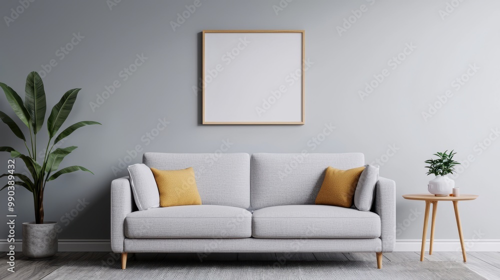 Modern Living Room with Minimalist Decor Modern Living Room with Minimalist Decor