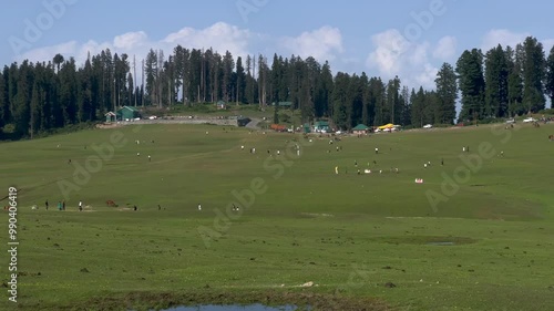 Kupwara and doodpathri Budgam kashmir looks same beautiful and attractive destination wast rangeland and green fields Clip 41 photo