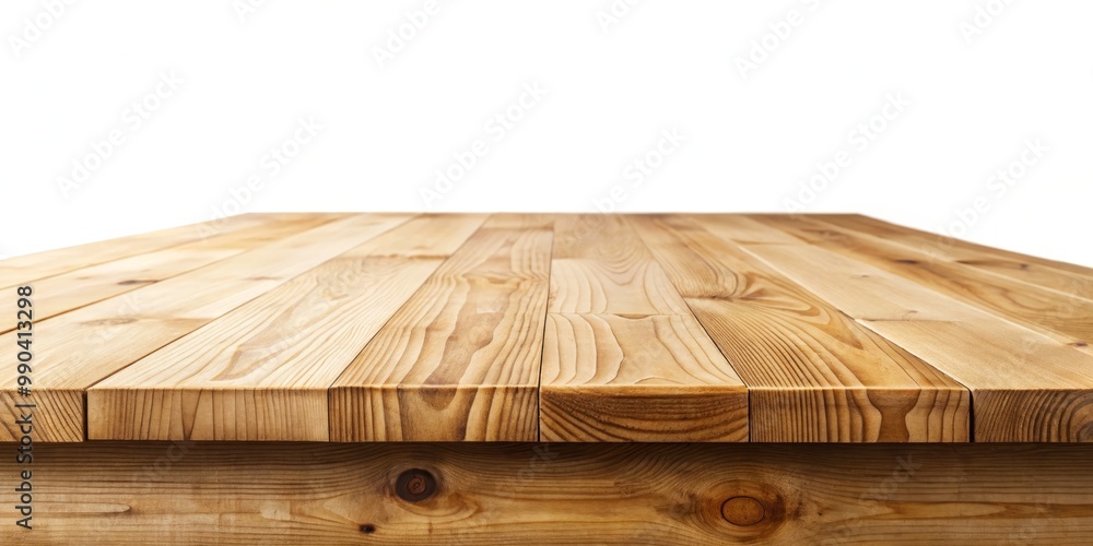 Wooden Tabletop with White Background, Mockup, Product Display, Table, Rustic, Wood, Natural Wooden Tabletop with White Background, Mockup, Product Display, Table, Rustic, Wood, Natural