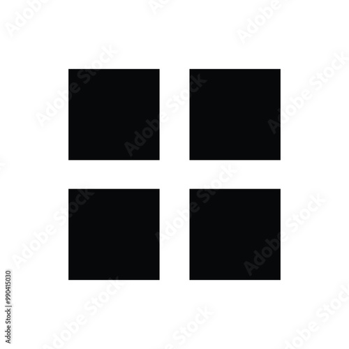 Apps Icon. Black Solid Icon