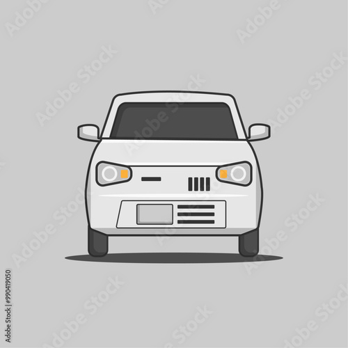 minimalist design of small pakistani hatchback car 