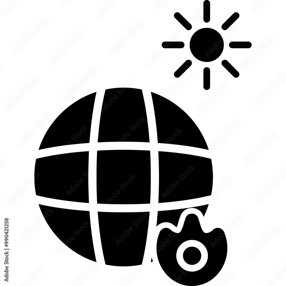 Global Warming Icon