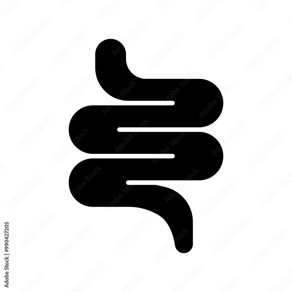 intestine glyph icon intestine glyph icon